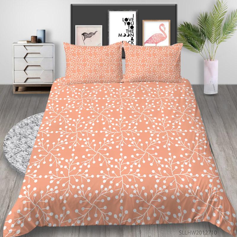 3D Color Pattern Graphic Printing Bedding Single Double Bed Full Size Vintage Pattern Pillowcase and Quilt Cover 2 or 3 Comfortable Home Decoration