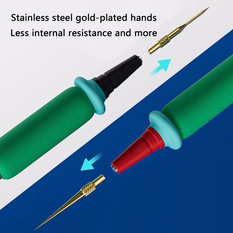 20A 1000V Multimeter Probes Multimeter Leads,Multimeter Test Leads Pen Wire Cable Comfortable Grip