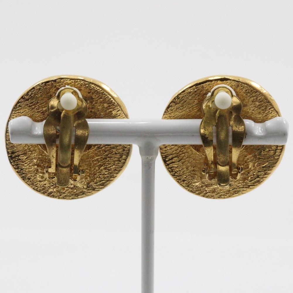 CHANEL 31 RUE CAMBON Earring vintage gold Plated Gold 23g Women Used