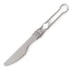Outdoor Camping Geschirr Ti Faltlöffel Gabel und Messer Set für Camping Wandern
