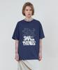MA JOURNEE Small Things Graphic T-Shirt_Navy
