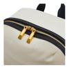 Bally Metal Hardware Letter Micro Logo Leather Backpack Unisex Backpack White 6304855