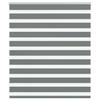 VidaXL Store Zèbre Gris Foncé Largeur Du Tissu 115,9 Cm Polyester, Store Enrouleur Zébré, Store Zébré Pour Fenêtre, Store 4014135