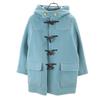 Made In Japan Wool Duffel Coat 36 Light Blue Women Used