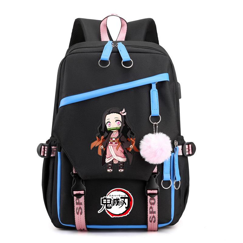 Ghost Annihilation Blade Peripheral Trend Backpack Large Capacity Waterproof Student Versatile School Bag