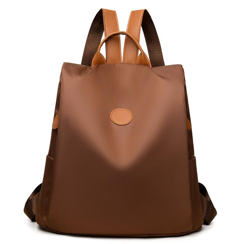 Backpack Multifunctional Oxford cloth backpack Simple texture commuting casual versatile large-capacity women's backpack