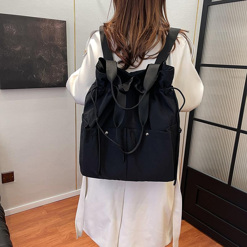Women's Backpack Cloud Bag Drawstring Multifunctional Shoulder Bag Tote Bag Travel Bag Lightweight Large Capacity Women's Bag