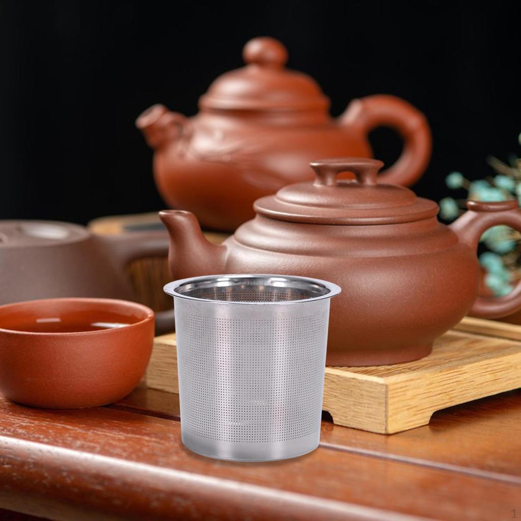 Stainless Steel Mesh Tea Strainer Teapot Infuser Glasses Dining Table Multipurpose Accessories