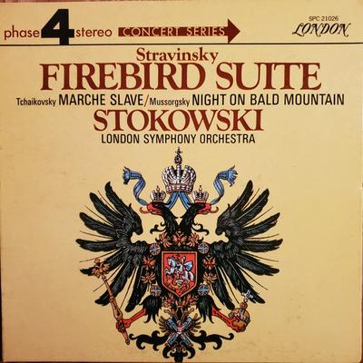 LP Deska IGOR STRAVINSKY / PYOTR ILYICH TCHA - Pták ohnivák Suita / Slovanský pochod / Nig SPC21026 London Records 1967 US Klasická Použitá