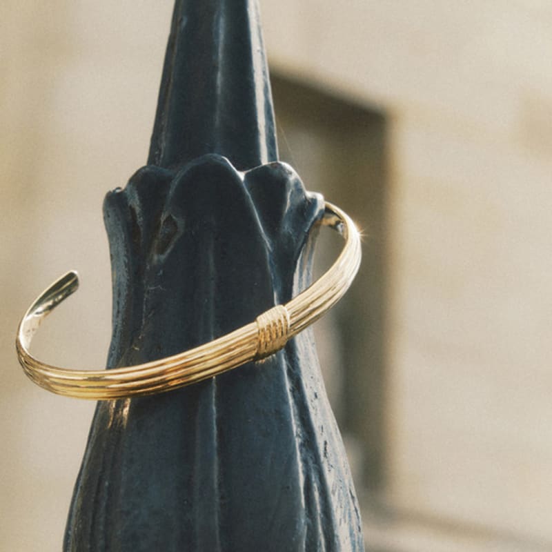 Ma.mo Ridged Cuff Bracelet