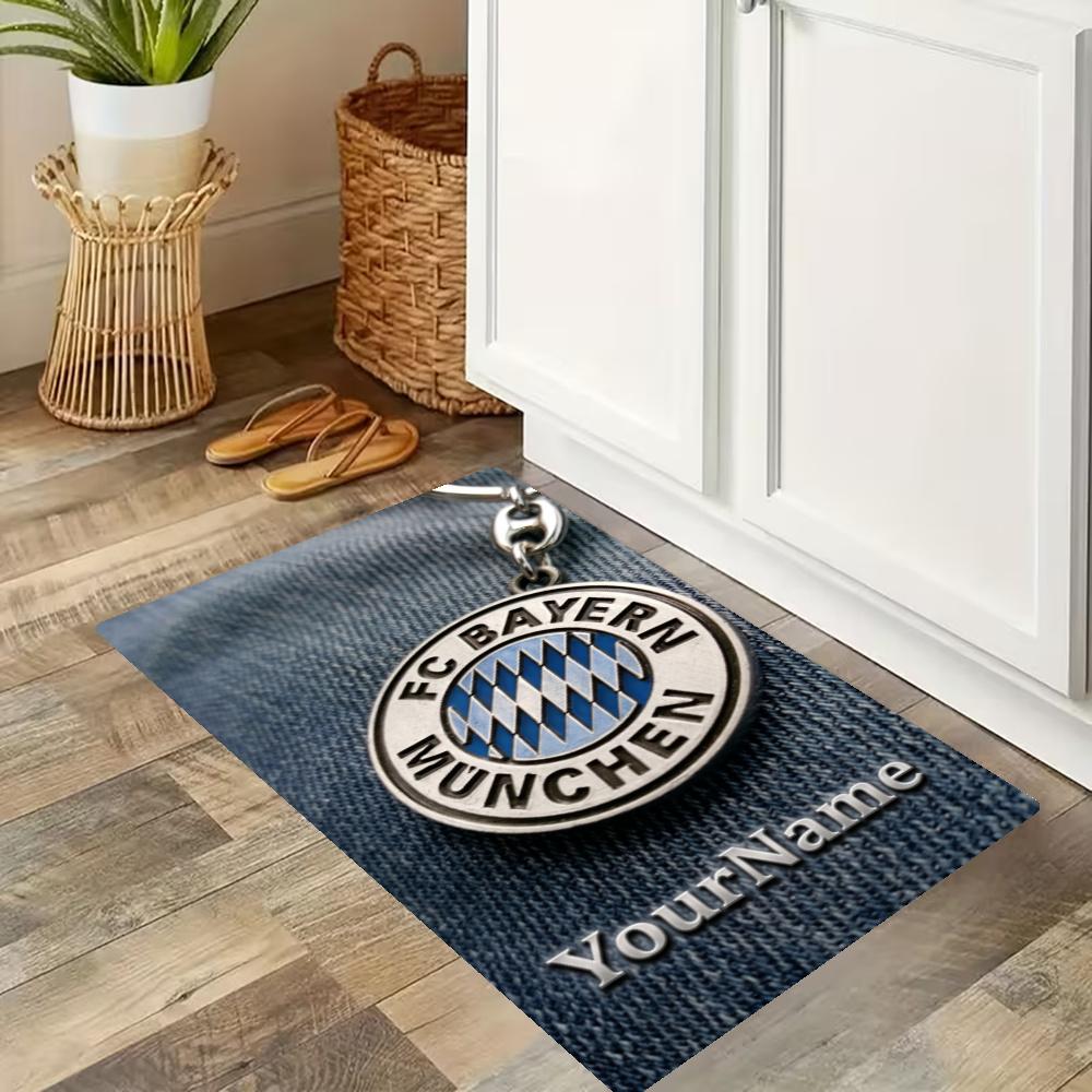 Fc Bayern Mnchen Customize Your Name Kitchen Rug Runner Rug Laundry Mat Hallway Entryway The Best Gift Choice