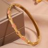 Hot-selling titanium steel bracelet, girls' high-end sense of fashion, popular light luxury in Europe and the United States, Gypsy star love diamond 
