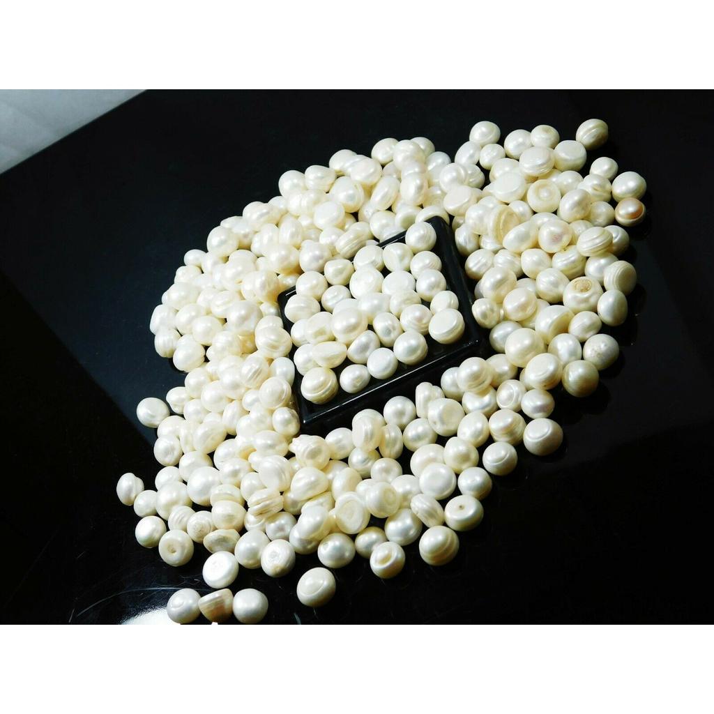 Cabochon Cut Natural White Pearl Lot 555 Carat Loose Gemstone