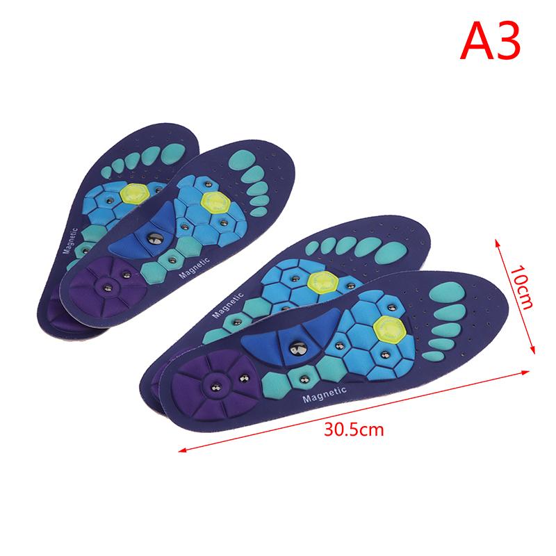 

1 пара стелек для магнитной терапии и акупрессуры стопы для унисекс-магнитного массажа, спортивные амортизирующие подушки, вставки, стельки L