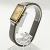 Used Working item Rado Diastar Watch Men's Gold Dial Square New Battery RADO DIASTAR Silver QZ
