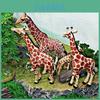 Realistic Giraffe Animal Model Pvc Scene Decor Toy For Children
