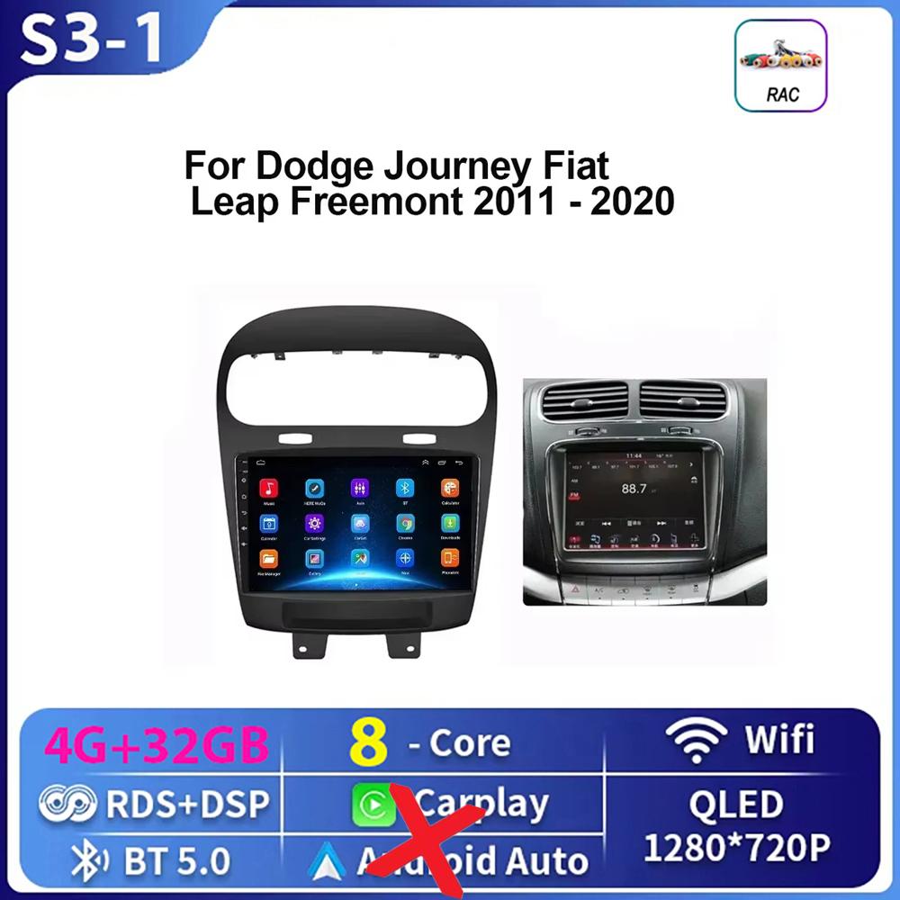 

Android17 For Dodge Journey Fiat Freemont 2011-2020 Car Radio 2 din Carplay Stereo Autoradio Multimedia Player Navigation GPS