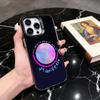 Colorful Band C-Coldplay CC Phone Case For iPhone 17,16,15,14,13,12,11 Plus,Pro Max,XS,Colored Silver Plated Inside Cover