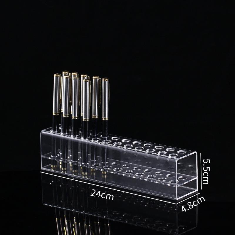 Acrylic Pen Display Stand: Multi-Tiered Desktop Holder for Stationery