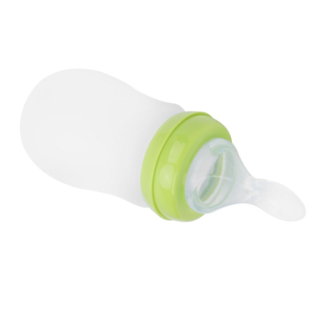240ml Drinking Aids Feeding Cup Drink Water Soup Porridge Squeeze Controlled Feeding Bottle Green
