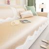 2025 new special-shaped ice silk sofa cover pad, summer special mat pad, one-piece fixed non-slip sofa cover