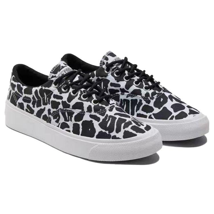 Converse Skidgrip Comfortable Trendy Low Top Canvas Shoes Unisex Sneakers Black Gray 171335C