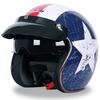 Summer 3/4 Open Face Helmet Vintage Motorcycle Helmet Retro Design Stylish Safe Riding Helmet Gear For Classic Enthusiasts
