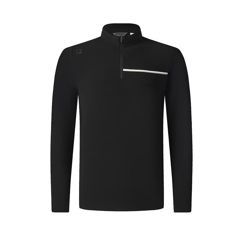

New FILA Golf Series T Shirt Men s Pitch Black A11M525106F-BK 175/96A/L
