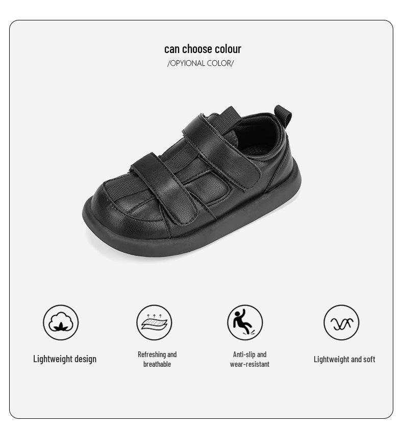Spring 2026 Kids' Velcro Sports Shoes - Soft Sole, Casual, for Boys & Girls, Available for Middle & Big Kids
