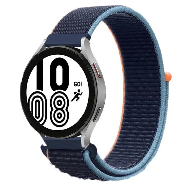 20mm 22mm Nylon-Schlaufenband Für Garmin Forerunner 265 965 255 255M 245 645 158/Venu 2Plus/Vivoactive 4 3/Venu SQ 2 Armband