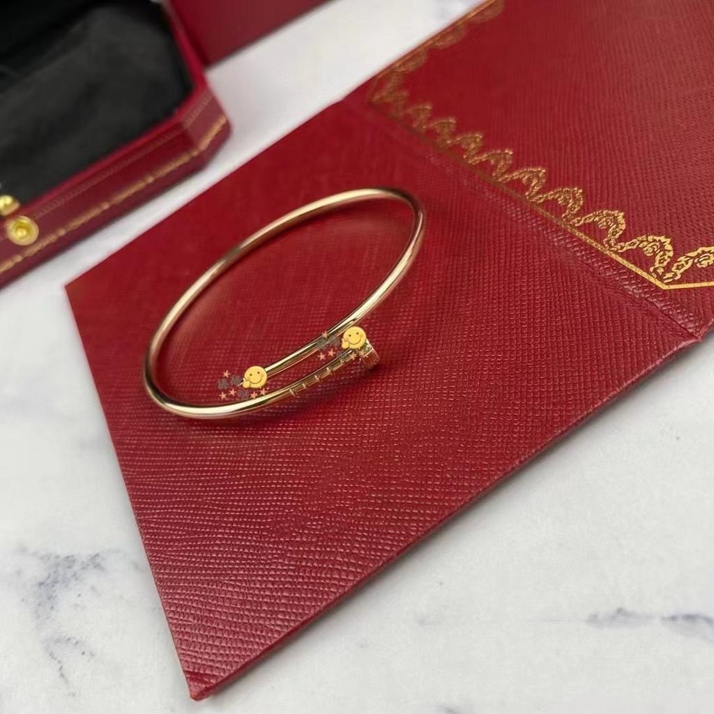 Kajia Nagelarmband Dick vergoldet 18 Karat Gold Glänzendes Armband Voll mit Diamanten Kopf und Schwanz Diamant Schmuck Für Männer und Frauen Geometrie