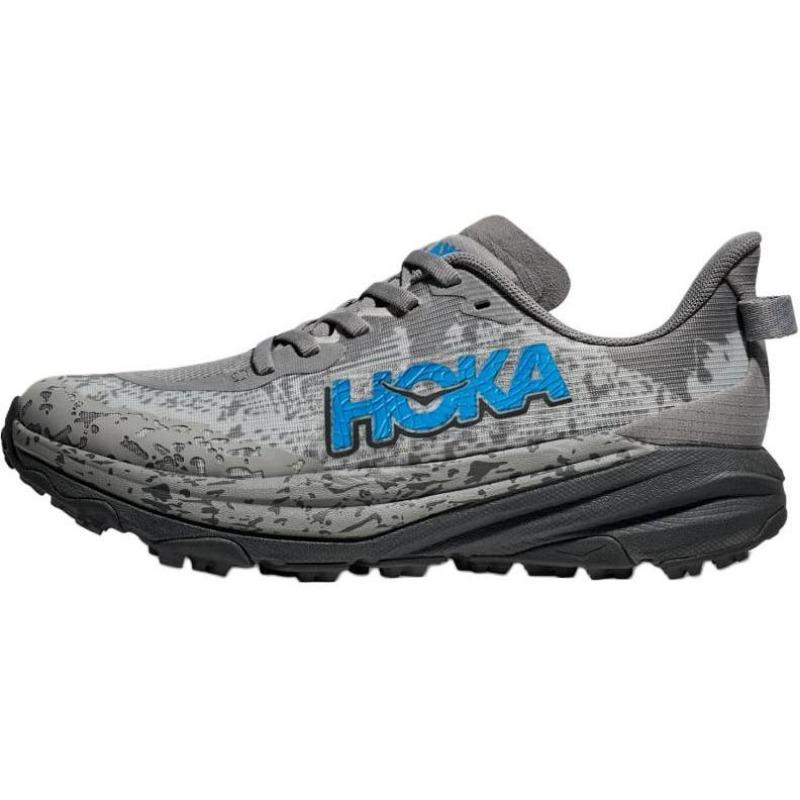 Hoka One One Speedgoat 6 Kids Low-top Running Shoes Wear-resistant Anti-collision Gray 1156933-GCG 40