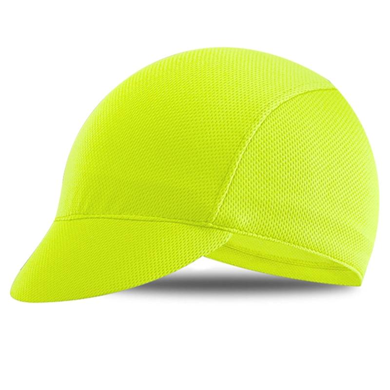 Портативная велосипедная кепка для защиты от солнца, подшлемник, командная кепка, велосипедная кепка для спорта флуоресцентный зеленый