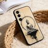 Belief Buddha Art Pattern Phone Case For Samsung Galaxy A13,21s,22,31,32,52,53,71,72,73,Soft Black Cover