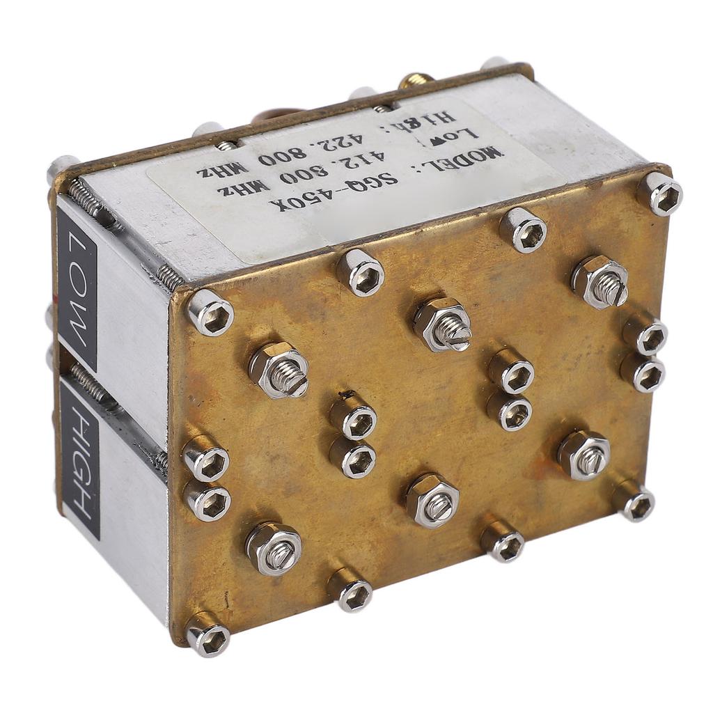 UHF Duplexer 10W 400 to 470MHz SMA Female Head Enhanced Wireless Coverage for Repeater Radio