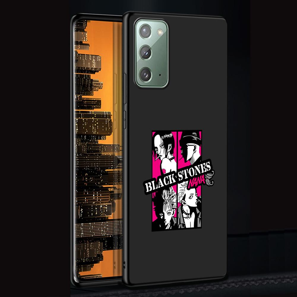 Anime Nana Osaki Phone Case for Samsung Galaxy Note 20 Ultra 10 Lite 9 8 S22 Plus M31 M30s M11 M12 M21 TPU Black Soft Cover
