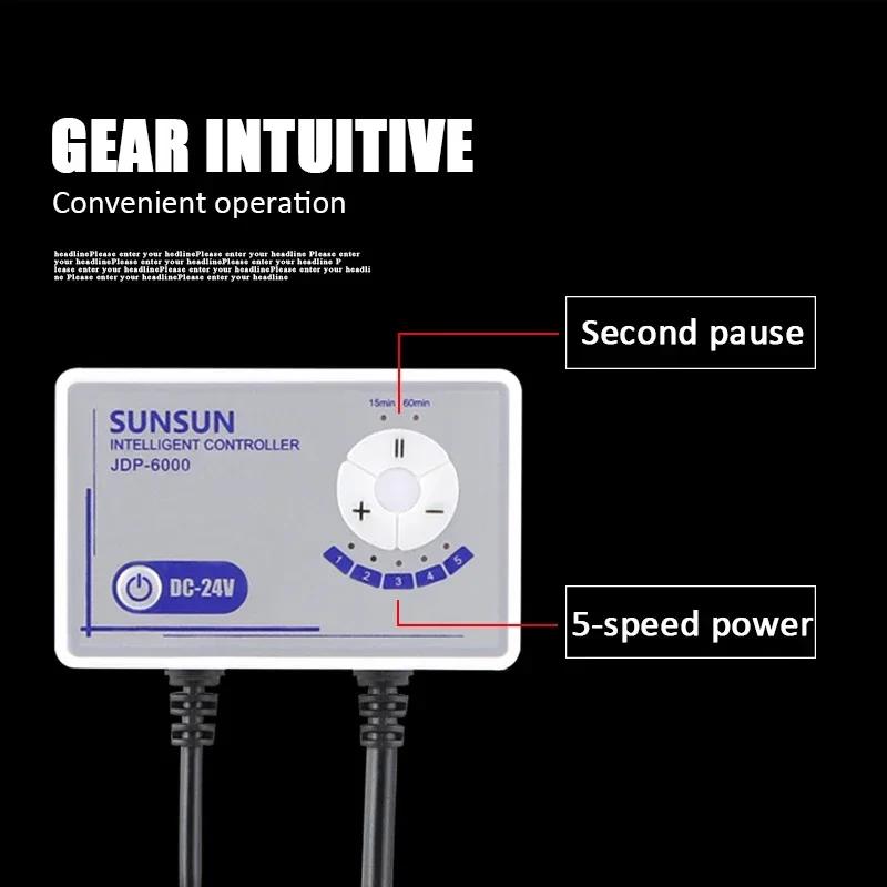 SUNSUN Wysokowydajna Pompa Zanurzeniowa Pompa Wodna DC ze Zmienną Częstotliwością dla Optymalnej Cyrkulacji Akwaria Zbiorniki na Ryby