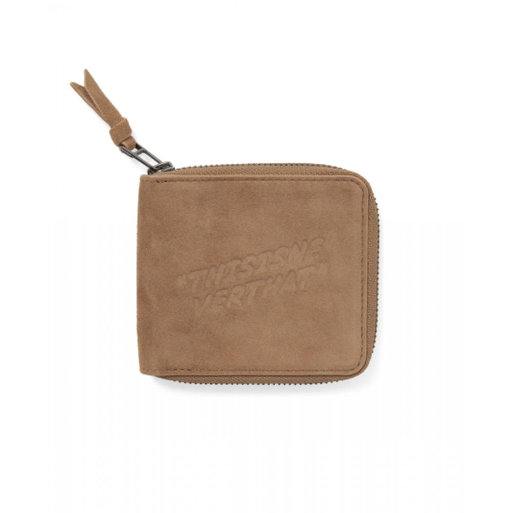 

Thisisneverthat Suede Wallet Tan F