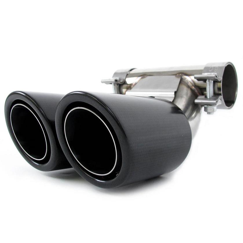Carbon Fiber Exhaust Tailpipes for 2016-2024 Porsche 718 Boxster/Cayman 982 Models