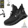 Light Breathable Safety Boots Men Work Sneakers Anti-smash Indestructible Steel Toe Protective Anti-puncture Work Safety Shoes