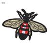 6Pcs Cute Bee Shape Embroidery Patches Sewing Decoration Patch DIY Clothes Applique