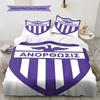 Anorthosis Famagusta FC Bedding Quilt Set Quilt Cover Pillowcase Home Decoration Birthday Gift (1 * duvet cover + 2 * pillowcase, without core)