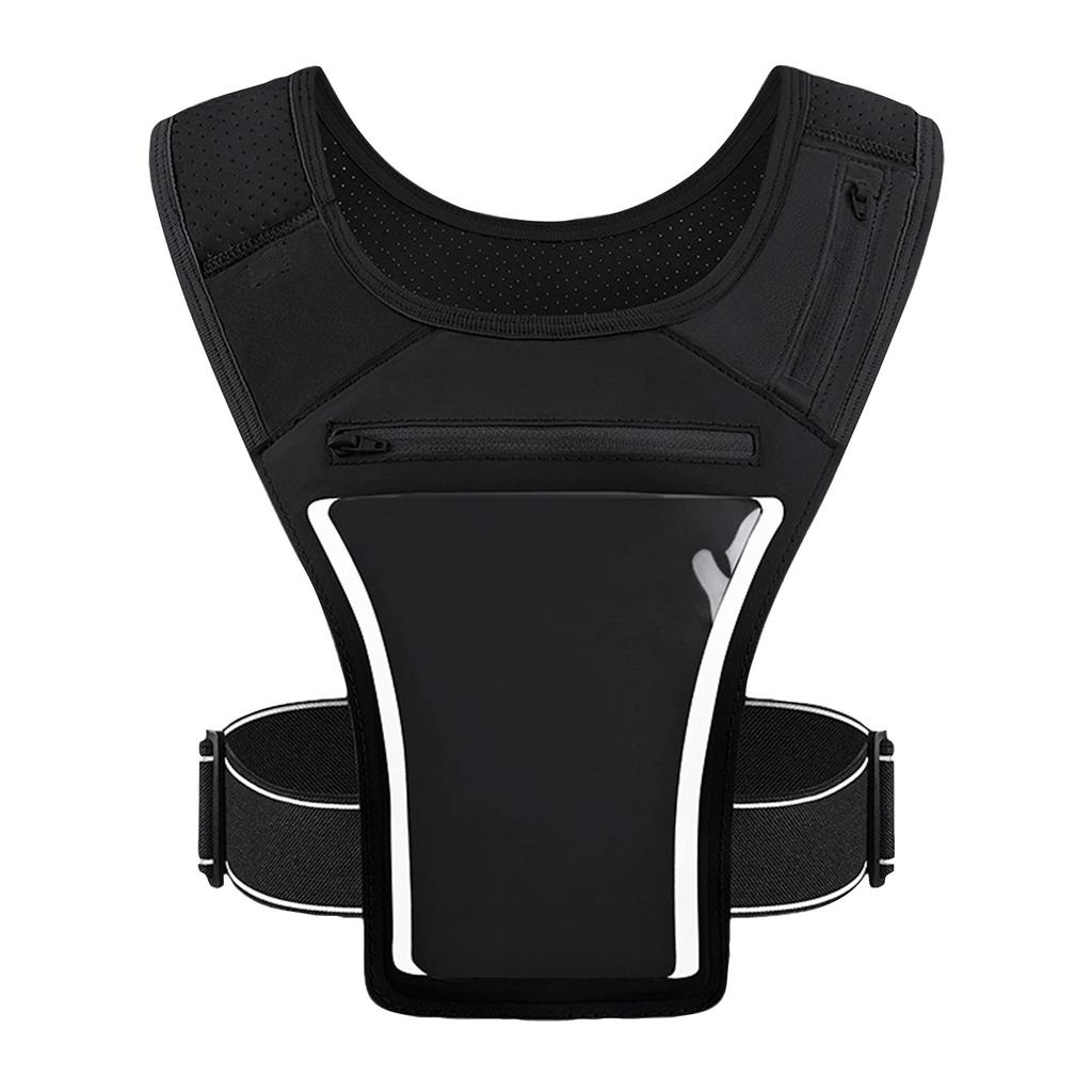 Fits 7 Inch & 17 Pro Max Phones, Outdoor Running Phone Vest, Multi-Functional Sports Vest Bag, Portable Storage Bag For Outdoor Activities