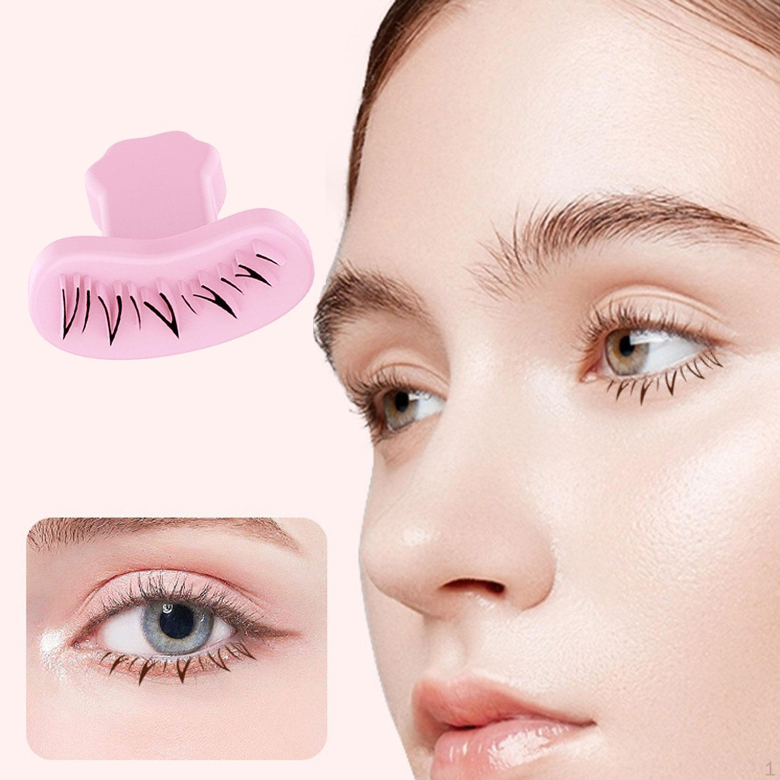 

Шаблон штампа для ресниц с ручкой, быстрый и ленивый макияж под трафаретом,