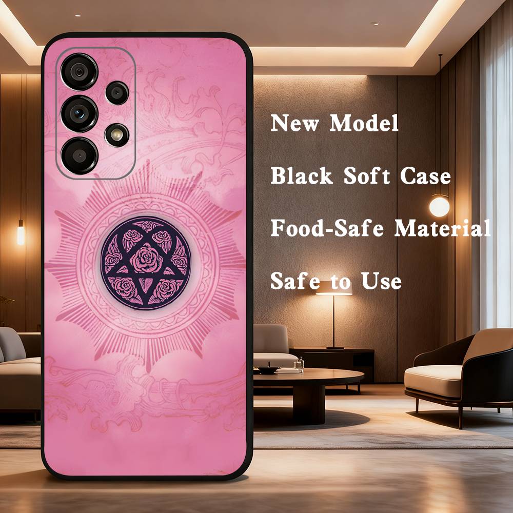 V-Ville Valo Finnish vocalist Phone For Samsung Galaxy A53,31,52,72,41,22,73,32,71,Note,J7,8,9,5G Soft Black Silicone Case