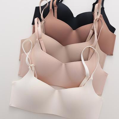 Square Collar Foundation, Naked Feeling, Invisible One-piece Underwear, Small Breasts Gathered, Sub-breasts Breathable Bra HXW
