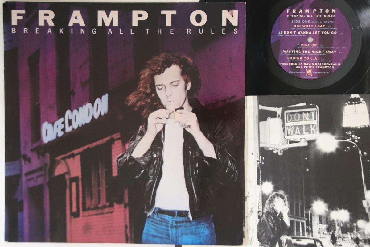 

LP Record PETER FRAMPTON - Breaking All The Rules SP3722 A&M 1981 US Rock Used