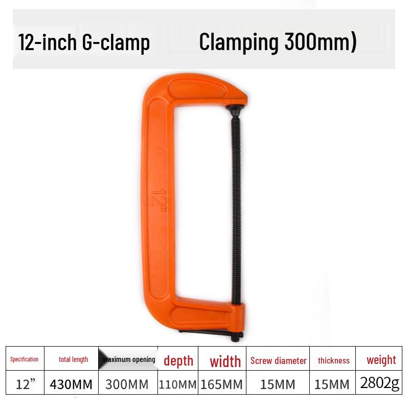 Quick Woodworking A-Clamp for Marble & Stone, Thickened Spring, 4/6/9 Inch