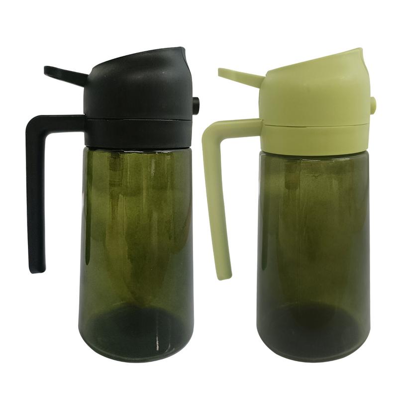 

470ml Glass oil spray kitchen Spray Oil Sprayer Bottle Spray Oil Dispenser Oils Jar Cruet BBQ Baking Roasting Picnic Tool чёрный