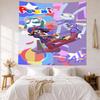 Digital Circus Wall Decor Tapestry Art For Pet Memorial Birthdaywedding Party Backdrop Family Gift